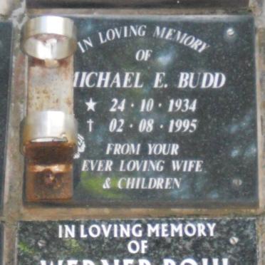 BUDD Michael E. 1934-1995