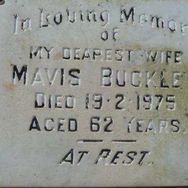 BUCKLEY Mavis -1975