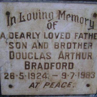 BRADFORD Douglas Arthur 1924-1983