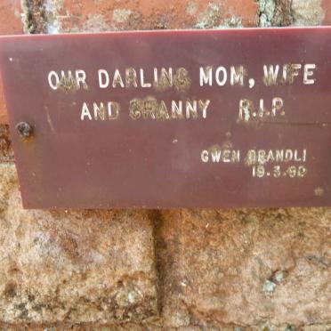 BRANDLI Gwen 1934-1990