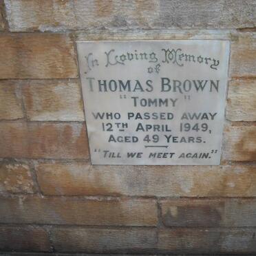 BROWN Thomas -1949