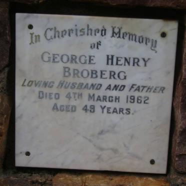 BROBERG George Henry -1962
