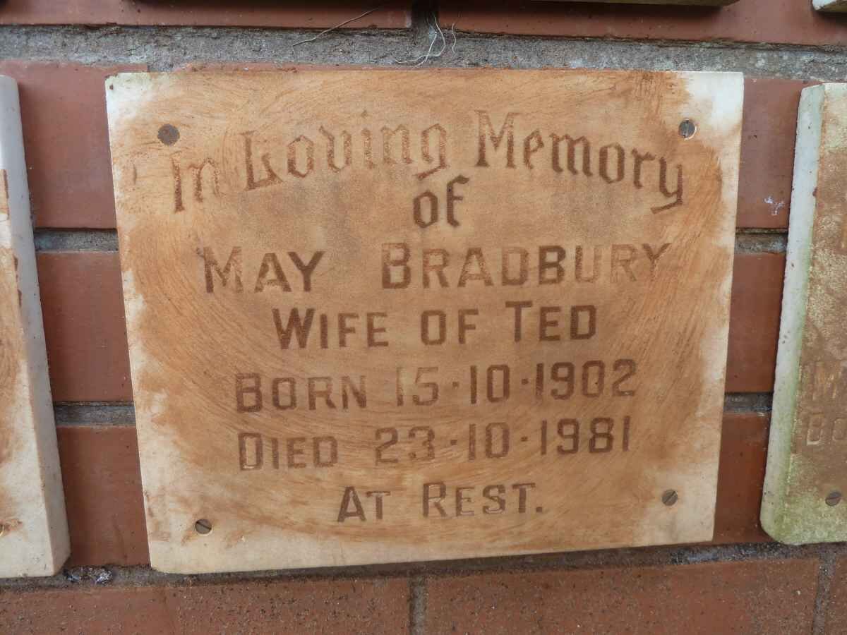 BRADBURY May 1902-1981