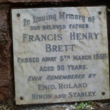 BRETT Francis Henry -1958