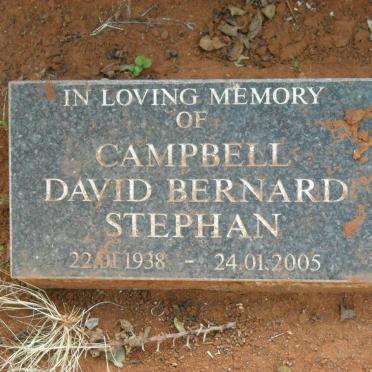 CAMPBELL David Bernard Stephan 1938-2005