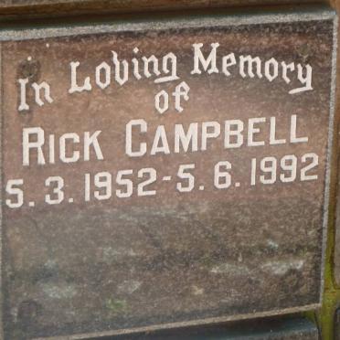 CAMPBELL Rick 1952-1992
