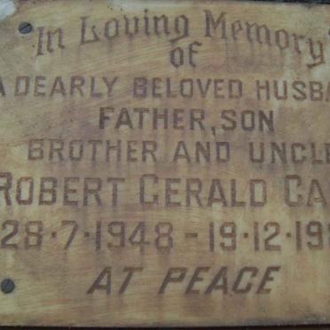 CASS Robert Gerald 1948-1982
