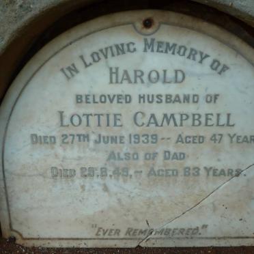 CAMPBELL Harold -1939 :: Dad -1949