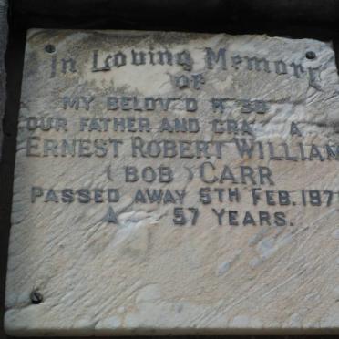 CARR Ernest Robert William -1971