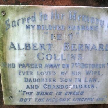 COLLINS Albert Bernard -1957