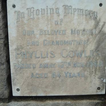 COWLES Phyllis -1968