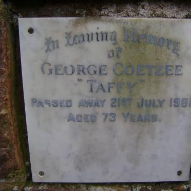 COETZEE George -1961