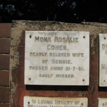 COHEN Maria Rosalie -1961