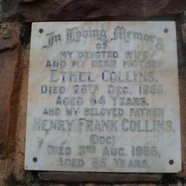 COLLINS Henry Frank -1966 &amp; Ethel -1955