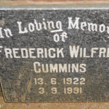 CUMMINS Frederick Wilfred 1922-1991