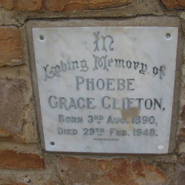CLIFTON Phoebe Grace 1890-1948