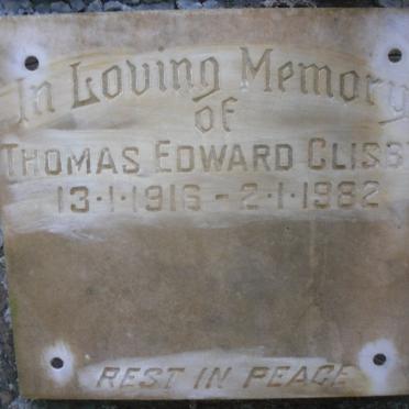 CLISBY Thomas Edward 1916-1982