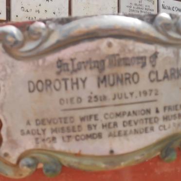 CLARK Dorothy Munro -1972
