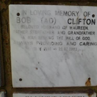 CLIFTON Bob 1930-2003