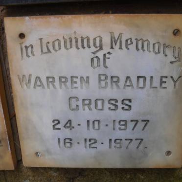 CROSS Warren Bradley 1977-1977