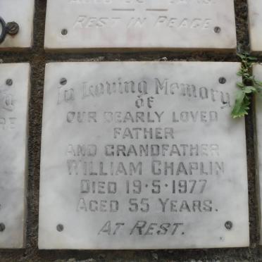 CHAPLIN William -1977