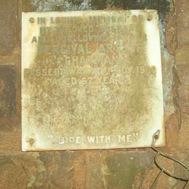 CHAPMAN  Percival Arthur -1960