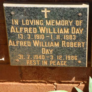 DAY Alfred William 1910-1983 :: DAY Alfred William Robert 1940-1986