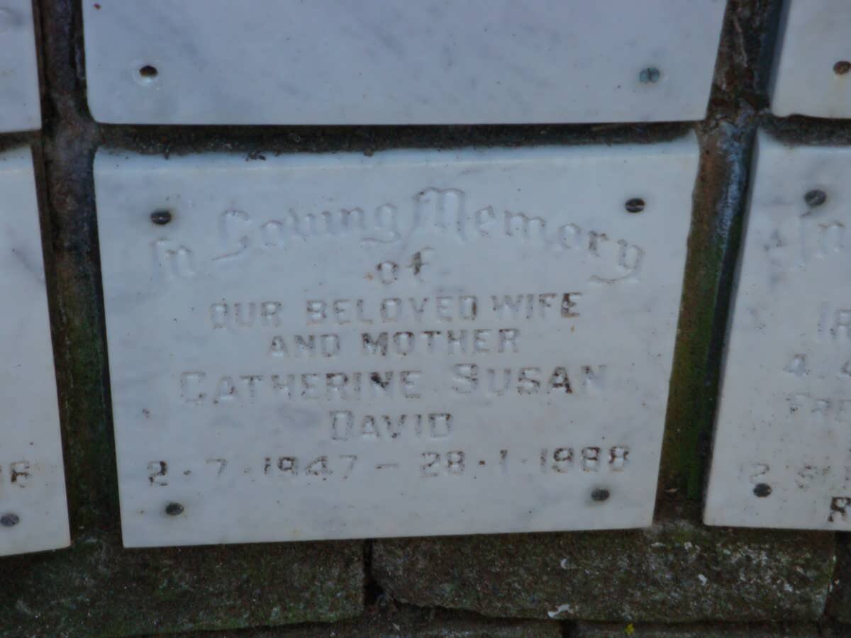 DAVID Catherine Susan 1947-1988
