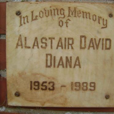 DIANA Alastair David 1953-1989