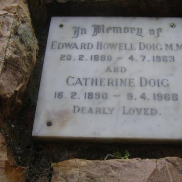 DOIG Edward Howell 1890-1963 &amp; Catherine 1890-1968