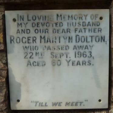 DOLTON Roger Martyn -1963