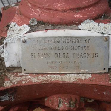 ERASMUS Gladys Olga 1904-1971