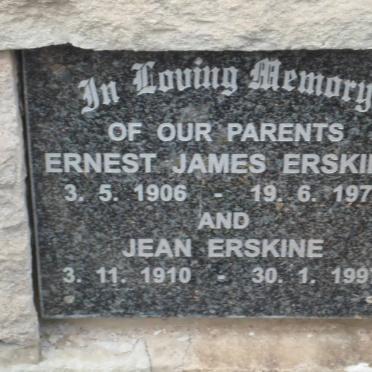 ERSKINE Ernest James 1906-1970 &amp; Jean 1910-1997