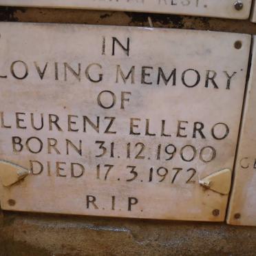 ELLERO Leurenz 1900-1972