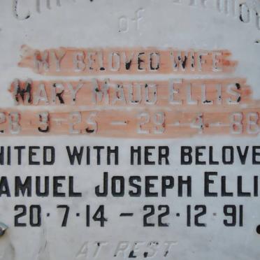 ELLIS Samuel Joseph 1914-1991 &amp; Mary Maud 1925-1988