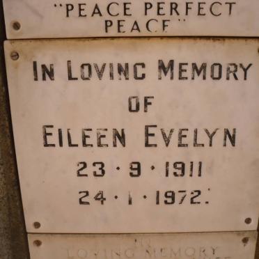 EVELYN Eileen 1911-1972