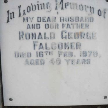 FALCONER Ronald George -1970