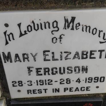 FERGUSON Mary Elizabeth 1912-1990