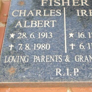 FISHER Charles Albert 1913-1980 &amp; Irene 1920-2000