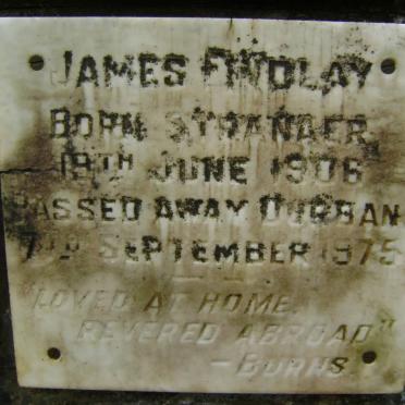 FINDLAY James 1906-1975