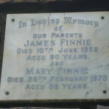 FINNIE James -1959 &amp; Mary -1970
