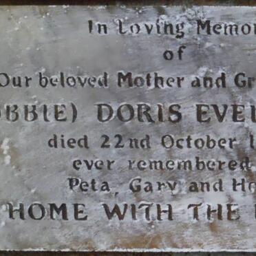 FOXON Doris Evelyn -1982