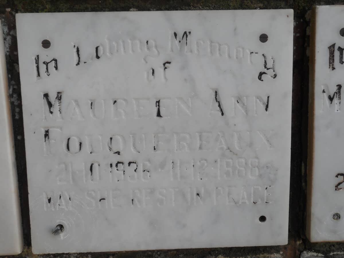 FOUQUEREAUX Maureen Ann 1936-1988