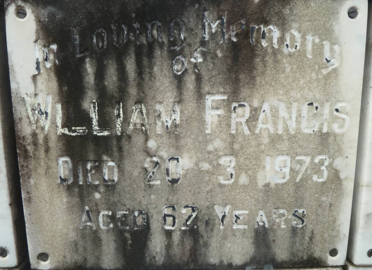 FRANCIS William -1973