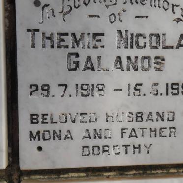 GALANOS Themie Nicolas 1918-1990