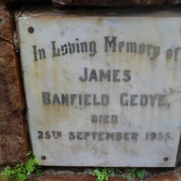GEDYE James Banfield -1955