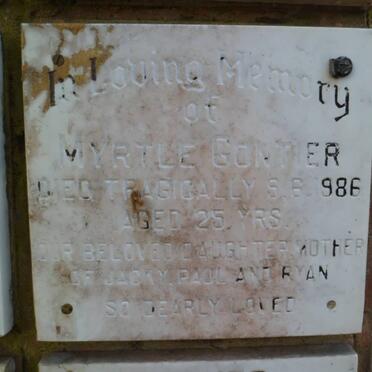 GONTIER Myrtle -1986