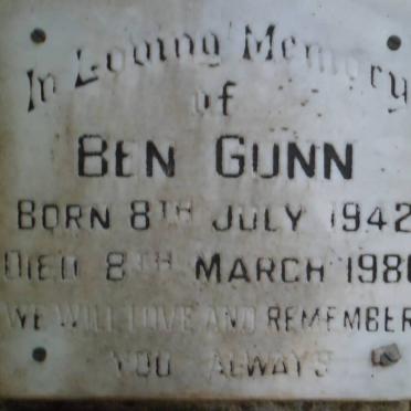 GUNN Ben 1942-1986