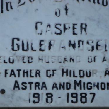 GULBRANDSEN Casper 1918-1987