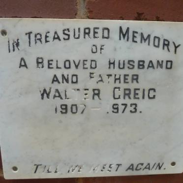 GREIG Walter 1907-1973